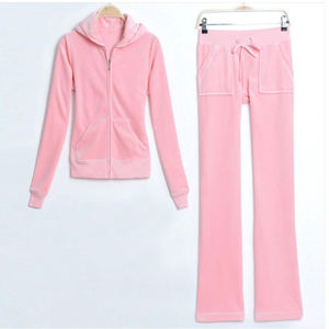 Ensemble de survêtement décontracté pour femme, idéal pour l'hiver, en velours écologique vintage, à capuche, manches longues, motif écossais, avec poches latérales et taille élastique - Product Image 2