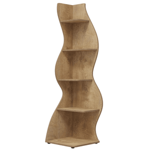 <b>Tall</b> Bookshelf Stylish Bookcase for Home or Office Versatile <b>Storage</b> Solution - Product Image 2