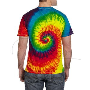 Camisetas de Diseño Personalizadas al por Mayor con Estampado Tie Dye para Hombre, Camisetas de Algodón Lisas para Hombre - Product Image 6