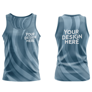 Wholesale Custom Logo <b>Men's</b> Gym Tank Top Breathable Quick Dry Bodybuilding Stringer Sleeveless <b>Shirt</b> - Product Image 4