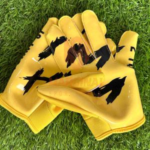 Customized Design American Football Gloves With Improved Grip Lightweight <b>Sticky</b> Custom Men American Football Gloves Hand Grips - Product Image 6