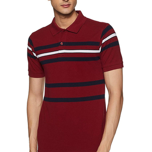 Camisas Polo para Hombre con Cuello Camisero, Camisas Polo Deportivas de Piqué Elástico con Detalles en Contraste, Ropa Deportiva Informal de Manga Corta para Golf - Product Image 4