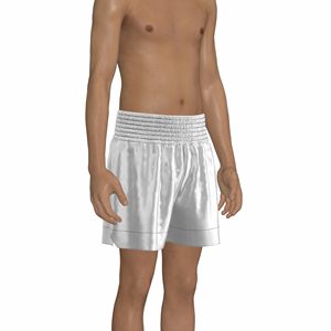 Muay Thai short premium quality satin fabric custom design breathable lightweight gym training short <b>elastic</b> waistband men women - Product Image 6