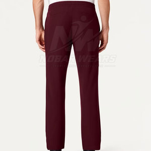 Flexible Men <b>Scrub</b> <b>Top</b> Medical Uniform Shirt for Healthcare Professionals with Breathable Fabric and Bulk Production - Product Image 5
