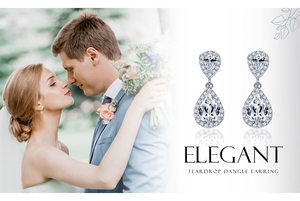 Joyería nupcial clásica Pulsera CZ blanca - Product Image 5