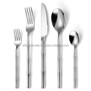 Ensemble de couverts en acier inoxydable poli miroir à bords de précision pour restaurants et traiteurs, faible MOQ, exportation B2B directe usine Inde - Product Image 2