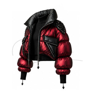 Nouvelle Veste Courte Matelassée Femme 2026, Design Personnalisé, Prix Abordable, Haute Qualité, Vente en Gros OEM - Product Image 2