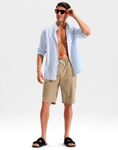 Hot Selling Summer Board Shorts <b>Mens</b> Quick Dry Swimwear Beach <b>Trunks</b> Lightweight Breathable Elastic Waist Shorts with Custom - Product Image 3