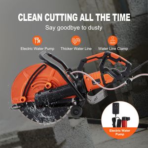 Sega circolare elettrica a disco da 16 pollici con motore da 3200 W e 6 profondità di taglio regolabili (Usata) - Product Image 3