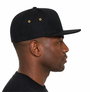 Gorra Snapback Negra Personalizada con Visera Plana, Parche Bordado, Gorra de Béisbol, Estilo Urbano, Hip Hop - Product Image 2