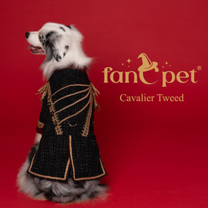 [Lydia.st] fanCpet Luxury Tweed Pet <b>Clothes</b> and Elegant <b>Dog</b> Jacket Dress <b>for</b> Small Medium <b>Dogs</b> - Product Image 2