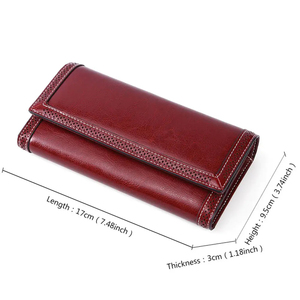 Portefeuille Homme en Cuir Véritable Crazy Horse, Style Vintage Court, Fait Main, en Cuir Pleine Fleur, Vente en Gros Usine - Product Image 4