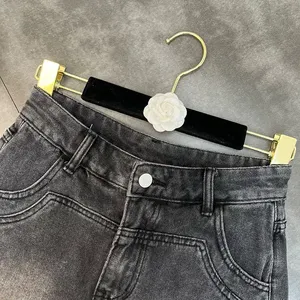 Shorts en jean pour femmes, coupe slim, respirants, confortables, décontractés, mode estivale - Product Image 1