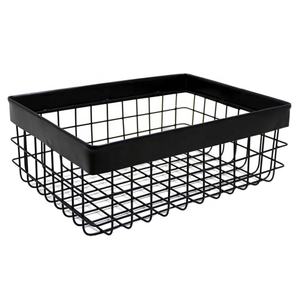 Paniers à linge en fil de fer en métal nickelé en vrac en gros Corbeille à fruits personnalisée en forme d'hexagone faite à la main - Product Image 2