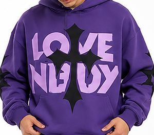 Sweat-shirt à capuche en coton premium pour homme, de luxe, blanc, taille XL, style décontracté urbain, à porter tous les jours, streetwear - Product Image 6