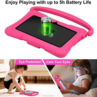 Qualité Choix Enfants Tablette PC 7 pouces Portable Silicone Cas 1 + 16 tuteur machine HD protection des yeux Android Kid