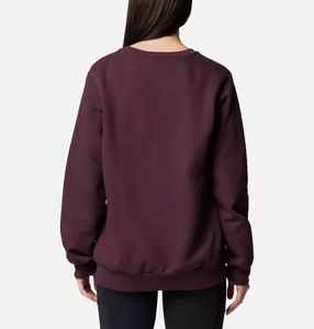 Latest Winter Women's Sweatshirt Custom Logo Crew Neck Brown Laundered Classic Seam Detail <b>Workout</b> <b>Hoodies</b> Printed Techniques - Product Image 3