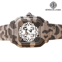 Montre Hip Hop en Diamant Moissanite Étanche, Montre Automatique de Luxe en Acier Inoxydable, Montre à la Mode Disponible à un Prix Premium