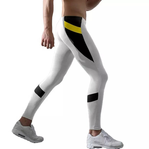 Bodybuilding <b>Men's</b> Sportswear Gym Wear Leggings 2025 Latest Model Fitness Yoga Wear Seamless <b>Tights</b> <b>Men</b> Leggings - Product Image 1