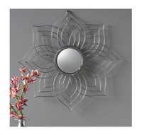 Decoración de Pared de Metal Hecha a Mano, con Recubrimiento en Polvo, Personalizable, con Diseño de Follaje, Estilo Joyería, Decoración de Interiores Moderna y Lujosa