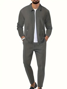 Top Quality Men Tracksuits With Moisture Wicking Cotton Material Sportswear & Streetwear Training Set Custom Logo Tracksuits - Product Image 4