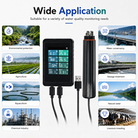 Tuya WiFi 8-in-1 Monitor Akuarium Digital pH ORP TDS EC SALINITY SG Penguji Kualitas Air Suhu untuk Tangki Ikan Kolam Renang