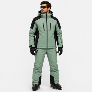 Traje de Esquí Personalizado para Hombre, Chaqueta y Pantalones de Snowboard, Impermeable, Transpirable, Térmico, Ropa para la Nieve, OEM, ODM, Marca Privada - Product Image 2