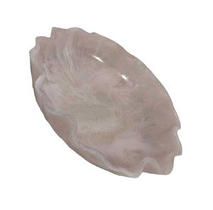 Bol et assiette en résine pour la maison, l'hôtel, le restaurant, bol blanc, design créatif, bol à salade en résine fait à la main - Product Image 3