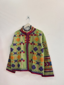 Chaqueta Boho de Algodón Bordado, Transpirable, Estilo Vintage, Chaqueta de Estilo Bohemio para Usar en la Calle - Product Image 3