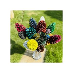 Vietnam best price wooden dry pine cones <b>for</b> making <b>Christmas</b> <b>Wreath</b> and <b>Christmas</b> Flower Bouquet Hot Sale 2026 DIY Pine Cone - Product Image 2