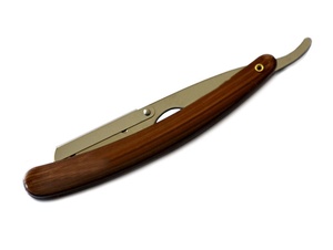 Professional Stainless Steel Barber Straight Edge Razor Wooden Handle Razor Face, Hair, Body Shaving Razor Life Care Instruments - Product Image 4