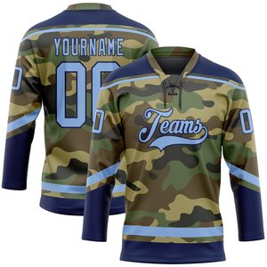 Maillot de hockey sur glace personnalisé sublimé 100 % polyester, anti-humidité, séchage rapide, couleur unie, nom et logo d'équipe personnalisés, positions Massee - Product Image 1