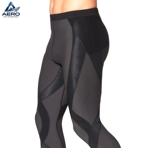 New Trendy OEM ODM Engineered Support <b>Tights</b> <b>for</b> Active Training & Recovery Premium Quality <b>Men's</b> <b>Compression</b> Leggings - Product Image 5