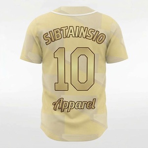 ชุดเสื้อเบสบอลแบบซับลิเมชั่นคุณภาพดีที่สุด ออกแบบเองได้ แขนสั้น ป้องกันแบคทีเรีย ใส่โลโก้และหมายเลขของคุณได้ - Product Image 3