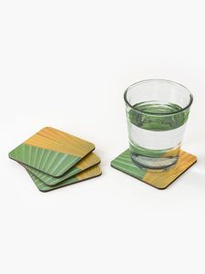Posavasos con aspecto realista, con tablero de MDF, impresión con adhesivo esmaltado, juego de 4 posavasos para té, a bajo precio de venta directa. - Product Image 4
