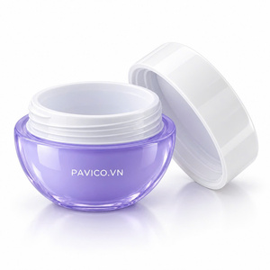 Envase Cosmético Redondo de PET con Tapa de Plástico para Fabricante de Envases Cosméticos en Vietnam - Product Image 6