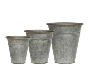 Grand bac à plantes en métal galvanisé pour jardin commercial, pépinière, hôtel, complexe hôtelier, restaurant, aménagement paysager extérieur, décoration végétale - Product Image 1