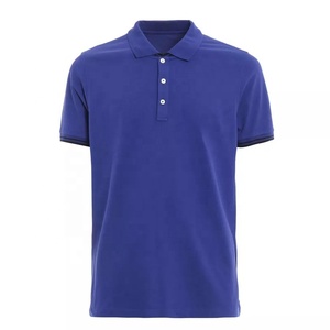 Polos Casuales para Hombre, Personalizados con Bordado, Diseño de Parches en Color Sólido con Cuello y Puños de Diferentes Colores, Suministro ODM, Venta al Por Mayor - Product Image 5