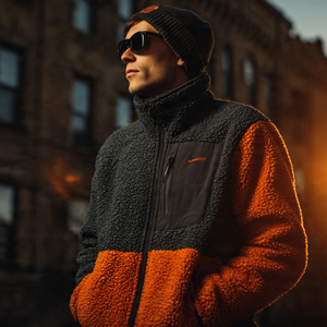 Vestes en polaire à col montant OEM pour hommes, écologiques, respirantes, streetwear, vestes en polaire pour hommes, vestes en polaire lourdes pour l'hiver - Product Image 3