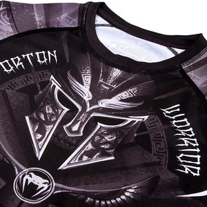 Rashguard Personalizado con Impresión por Sublimación, Rashguard para MMA, Rashguard para BJJ, Rashguard OEM para Hombre, Manga Corta - Product Image 4