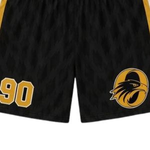Men Black Gold Sublimation Lacrosse Uniform <b>Set</b> Polyester Athletic Fit Lightweight Team Sports Wear Performance Apparel - Product Image 6