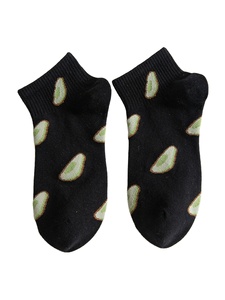 ถุงเท้าสั้นสำหรับผู้หญิงถุงเท้าสั้นผ้าคอตตอนแบบถักลาย3D น่ารักสำหรับผู้หญิงใหม่ - Product Image 3