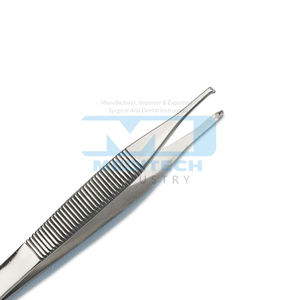 Pinzas de Acero Inoxidable, Pinzas Quirúrgicas con Puntas Anguladas para Uso Dental - Product Image 6