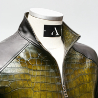 Blouson aviateur en cuir de vachette pour homme, personnalisé, coupe-vent, imperméable, avec un design tendance