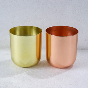 Capsule Shape Copper Candle Jar in Matte Finish With customized logo and Printed <b>Box</b> Luxury Copper Candle Jar for <b>gift</b> - Product Image 4