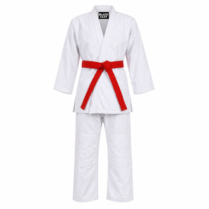 Uniforme de judo en coton personnalisé, bleu et blanc, compétition professionnelle, entraînement, auto-défense, étudiants universitaires, broderie Longo - Product Image 6
