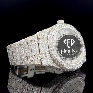 Reloj de Lujo para Hombre con Diamantes, de Acero Inoxidable, Analógico, Automático, con Caja Redonda y Esfera Decorada - Product Image 5