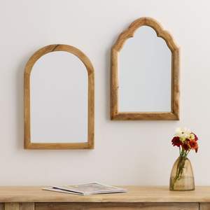 Miroir mural en bois écologique et durable pour la décoration intérieure - Product Image 6