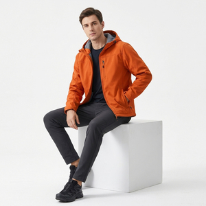 Chaqueta con capucha y bolsillos laterales, de lujo, suave, para hombre, cortavientos, a la moda, nueva colección, cómoda, para venta al por mayor. - Product Image 6