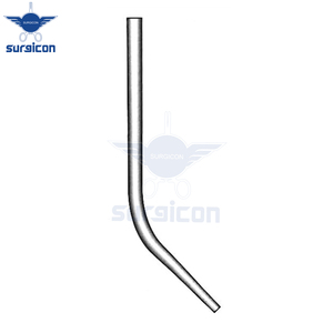 Tube d'aspiration, tube soufflant, diamètre 2,5 mm, acier inoxydable, instrument chirurgical d'aspiration pour ORL, microchirurgie, aspiration médicale - Product Image 6